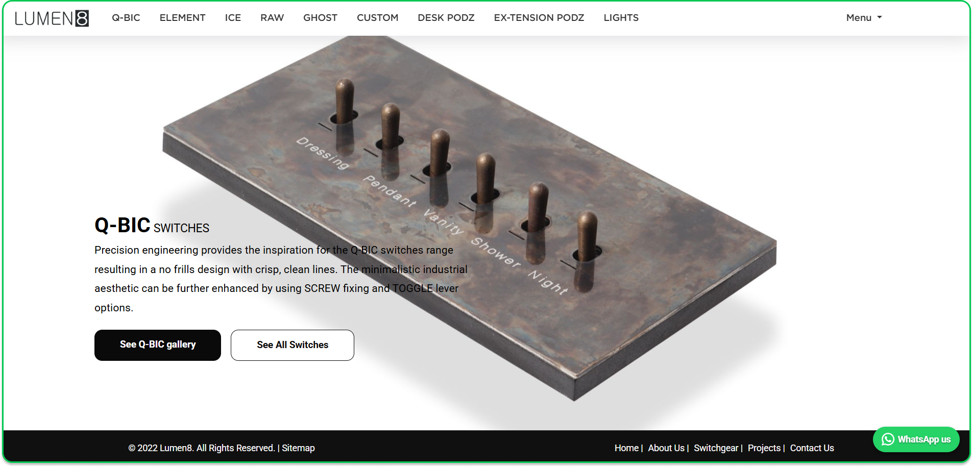 Lumen8 project website